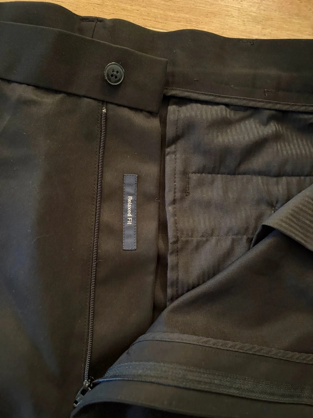 Roundtree & Yorke‎ Flat Front Black Chino Shorts Size 42 9